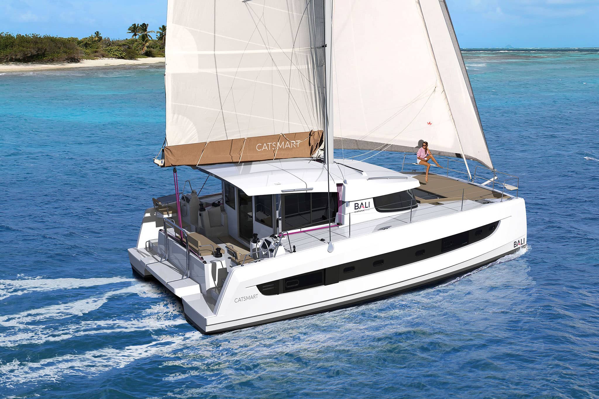 Bali Catsmart catamaran yacht for sale - exterior | Vernicos Yachts