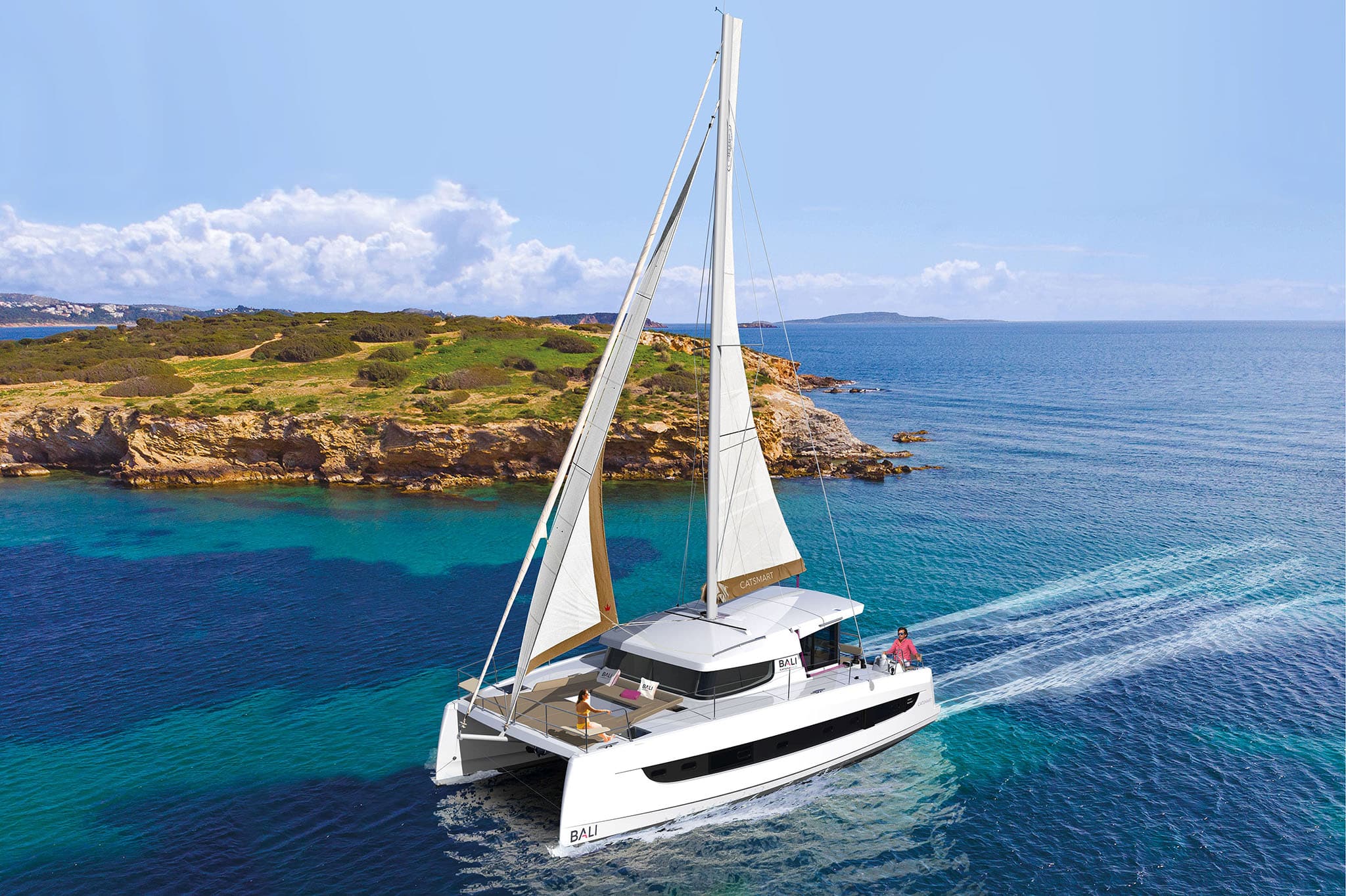 Bali Catsmart catamaran - Exterior view | Vernicos Yachts