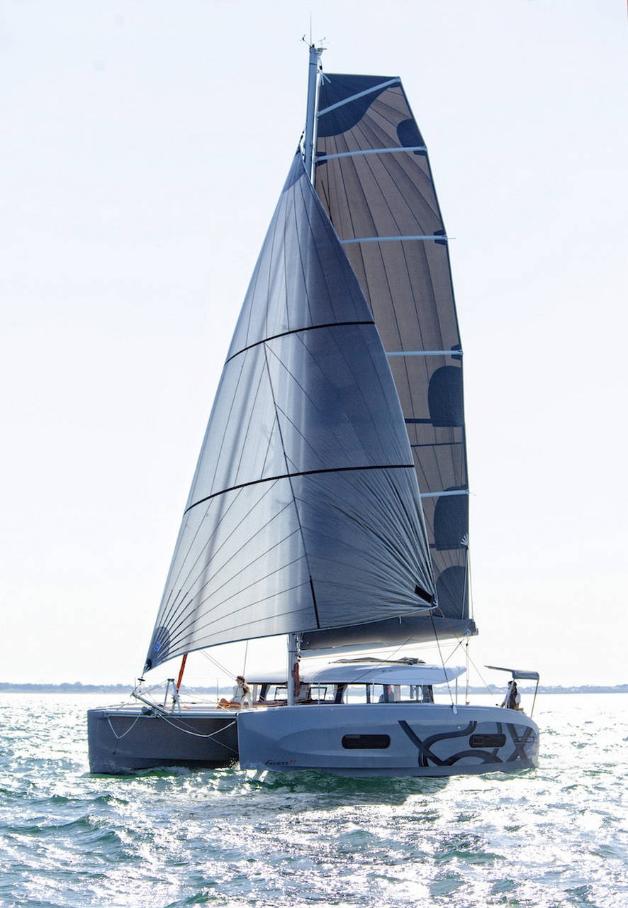 Excess 11 catamaran - exterior view | Vernicos Yachts
