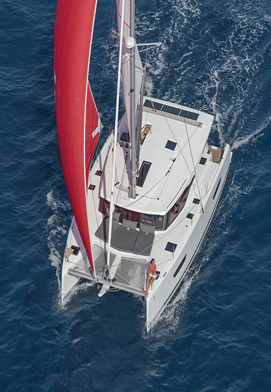 Isla 40 “BLUE SERENITY catamaran sailing yacht - exterior | Vernicos Yachts