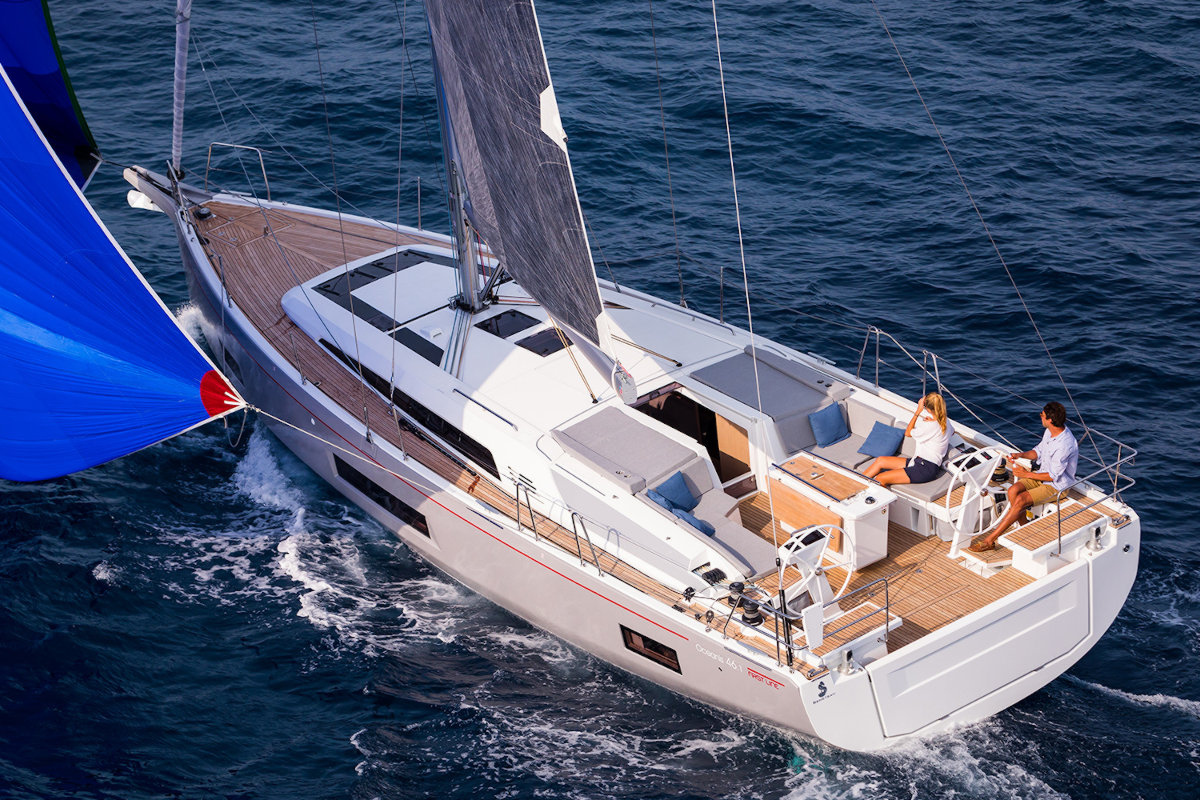 Oceanis 46.1 Monohull Yacht - Yacht Aerial Overview | Vernicos Yachts
