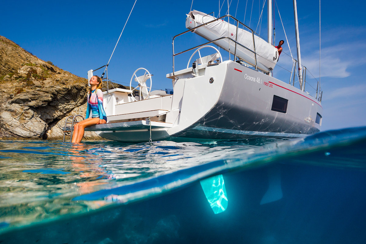 Oceanis 46.1 Monohull Yacht - Aft | Vernicos Yachts
