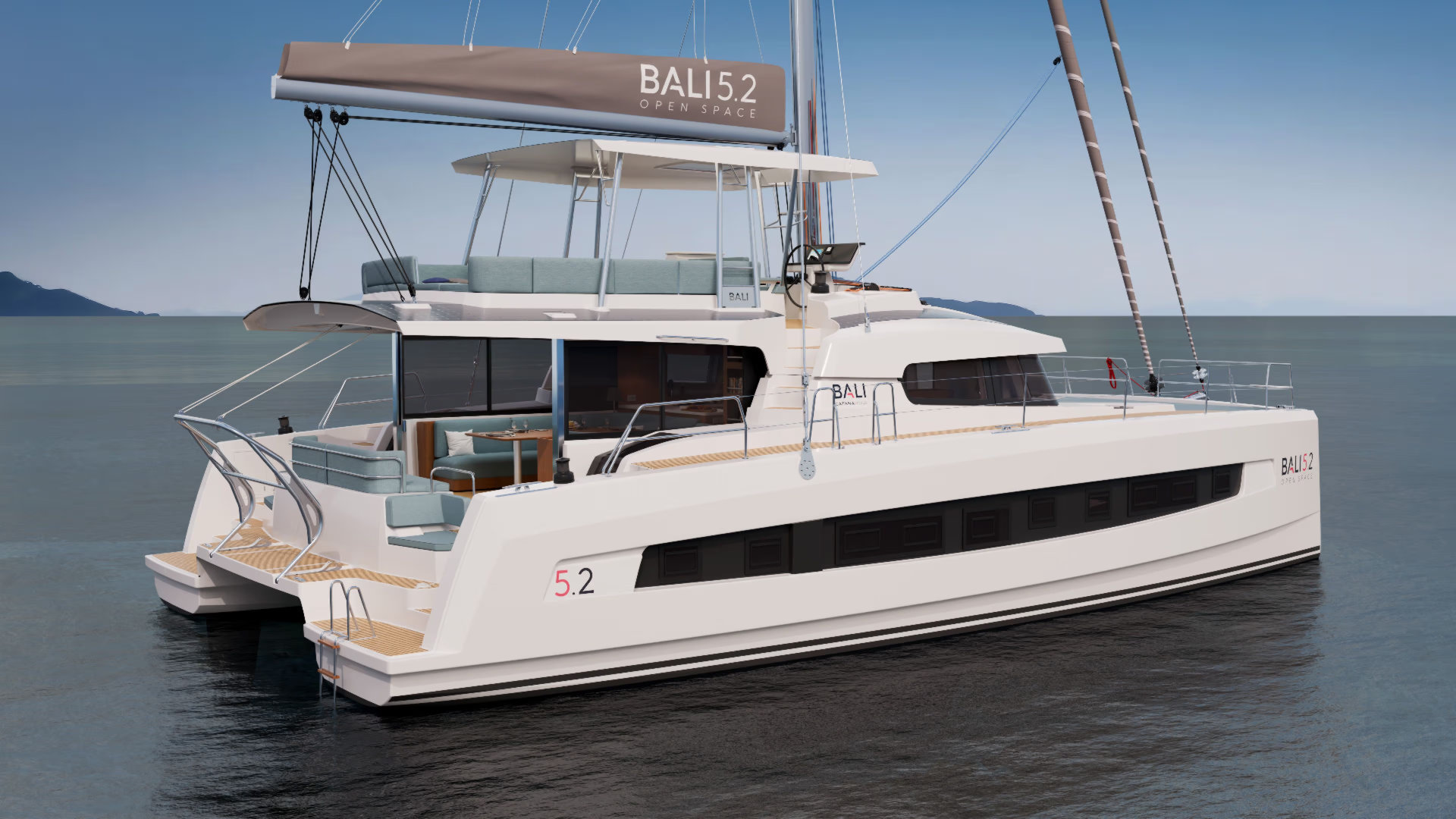 Bali 5.2 Catamaran - Starboard | Vernicos Yachts