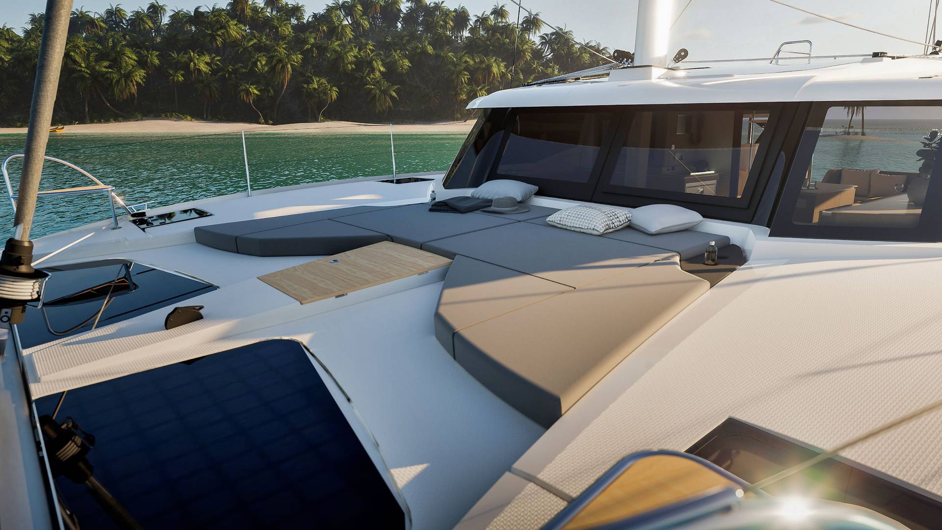 Fountaine Pajot 41 Catamaran - Foredeck | Vernicos Yachts