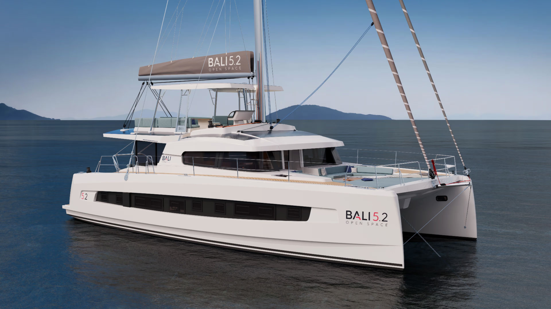 Bali 5.2 Catamaran - Aerial View | Vernicos Yachts