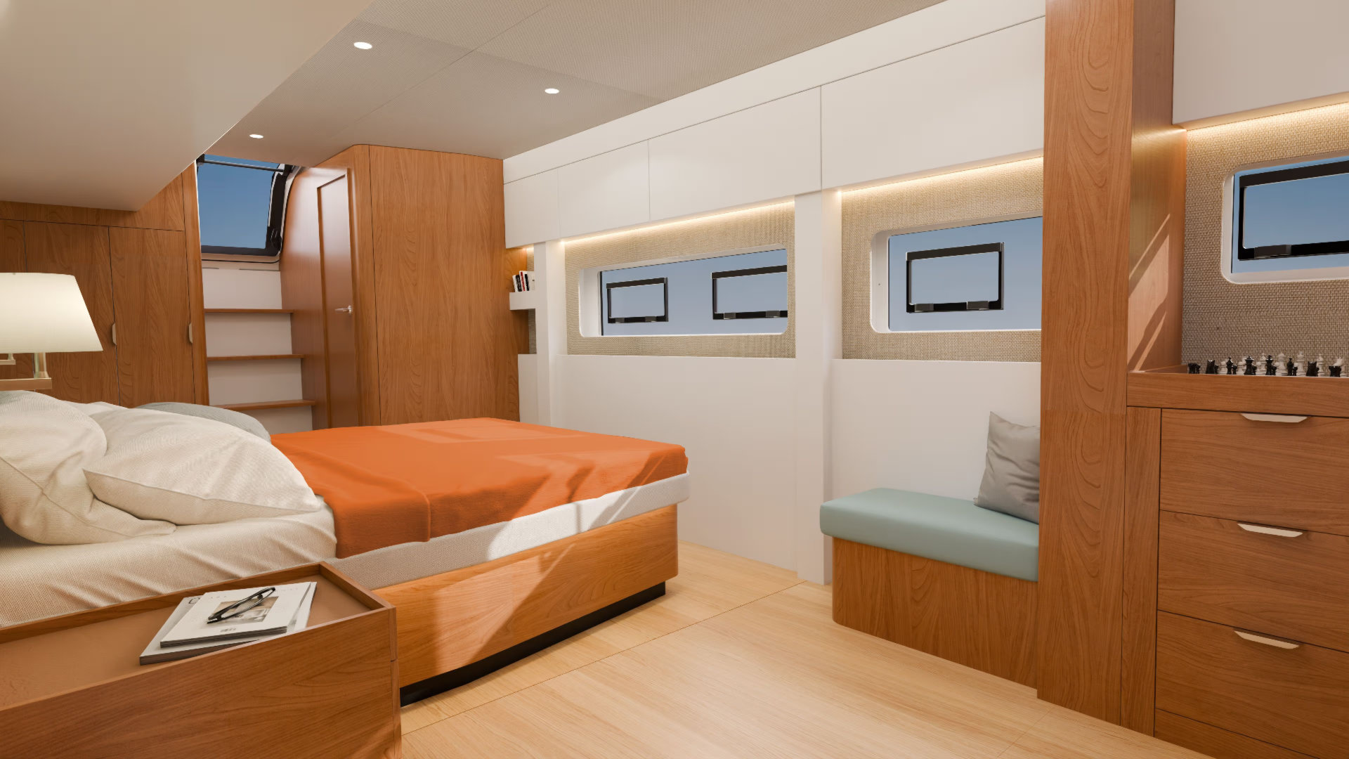 Bali 5.2 Catamaran - Cabin | Vernicos Yachts
