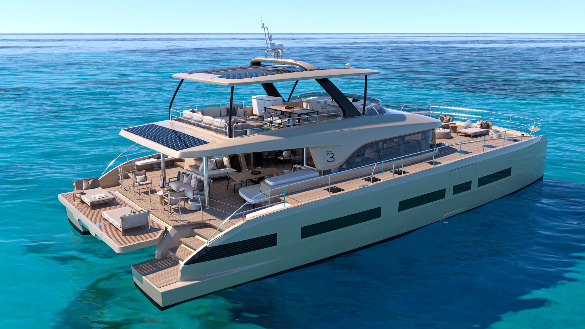 Lagoon EIGHTY 3 Catamaran - Stern | Vernicos Yachts