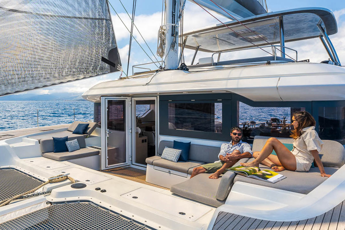Lagoon 60 Catamaran – Cockpit | Vernicos Yachts